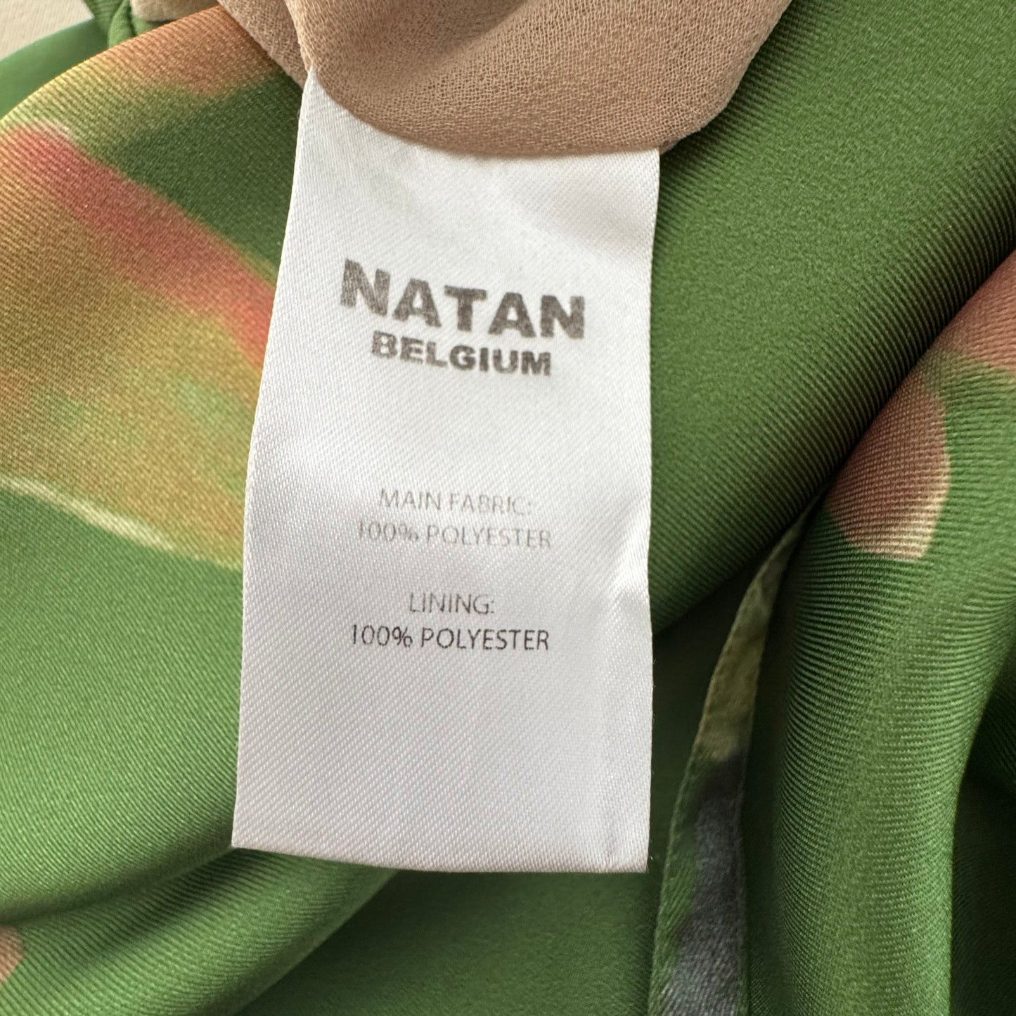 Natan Printed Midi Skirt in Green, size 38 (fits like size small)