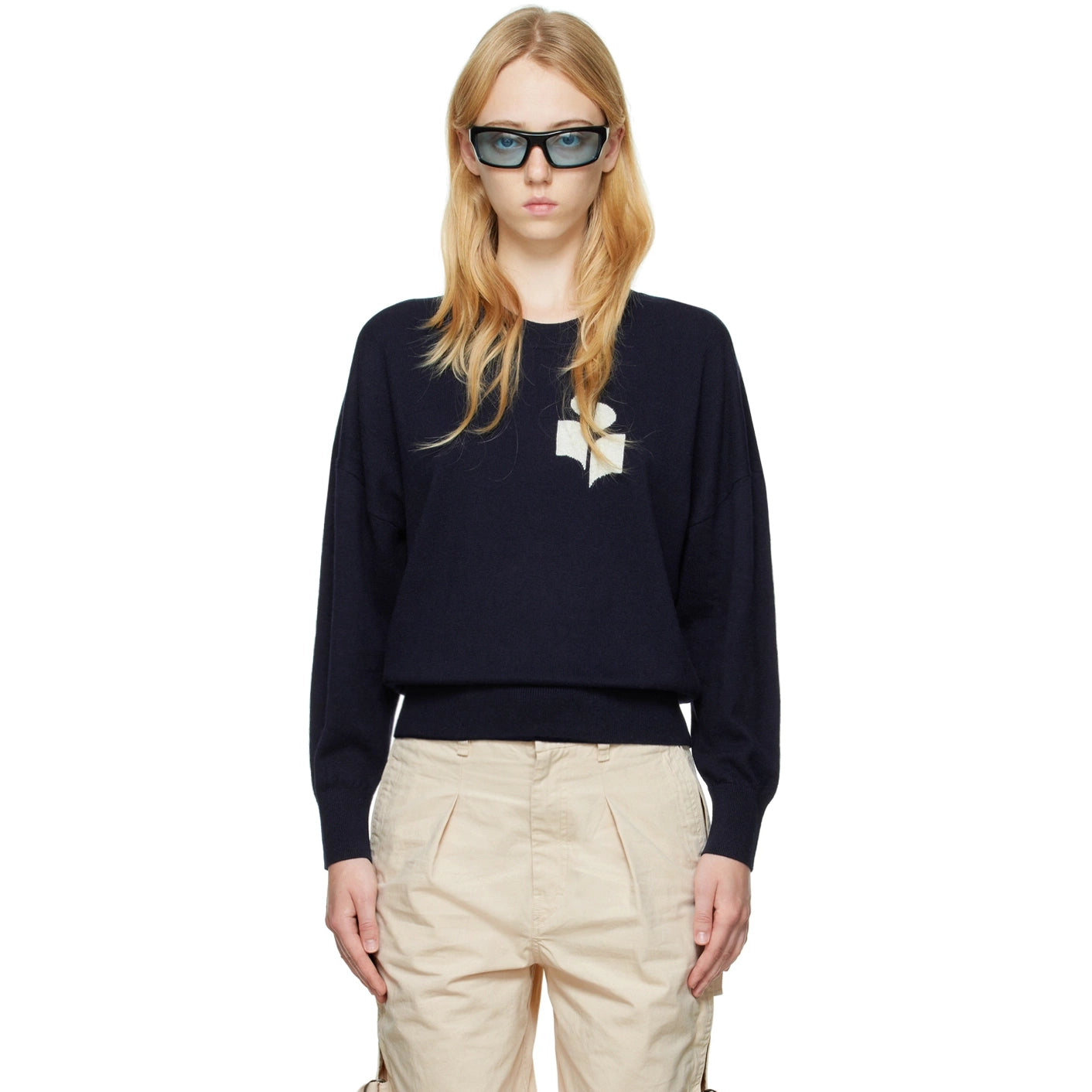 Isabel Marant Etoile "Marisans" Sweater in Dark Blue, size 34