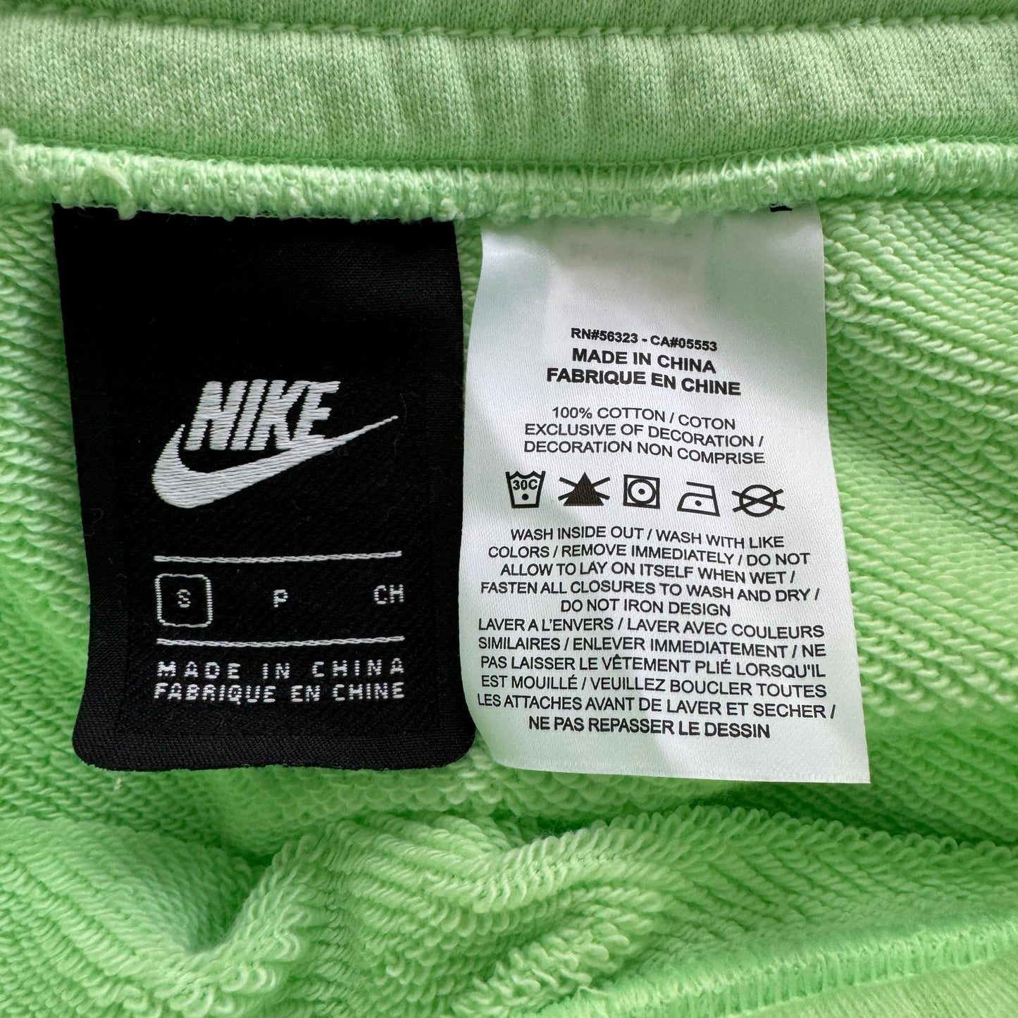 Nike Side Zip Skirt in Green, size Small
