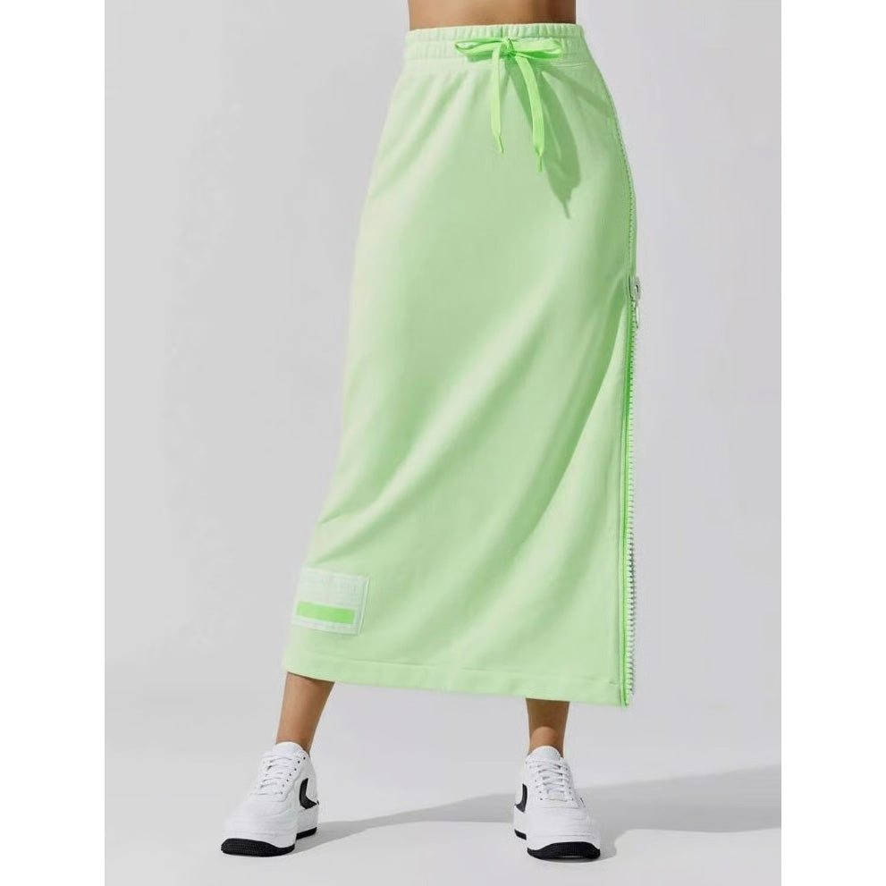 Nike Side Zip Skirt in Green, size Small