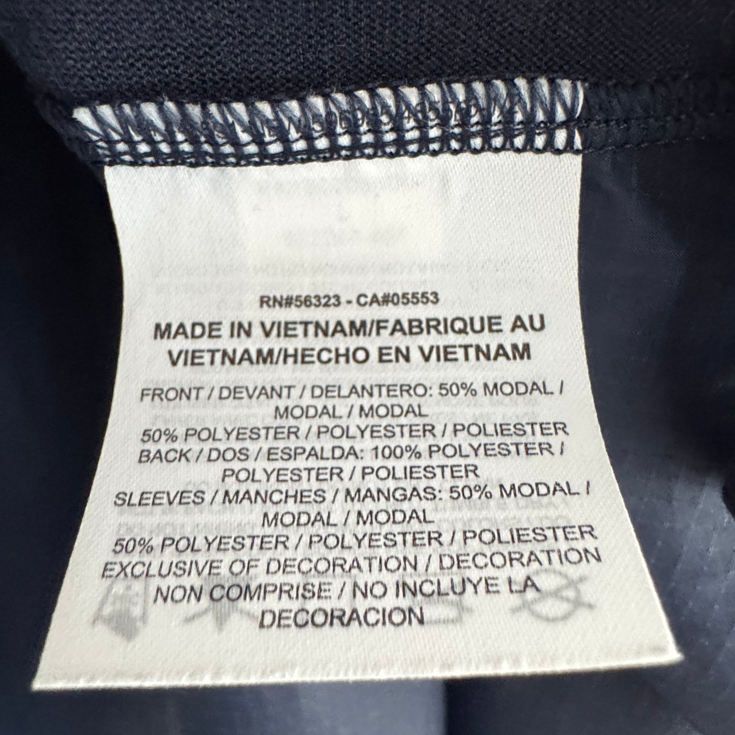 Nike Lab x Sacai Tee Shirt in Navy, size Large