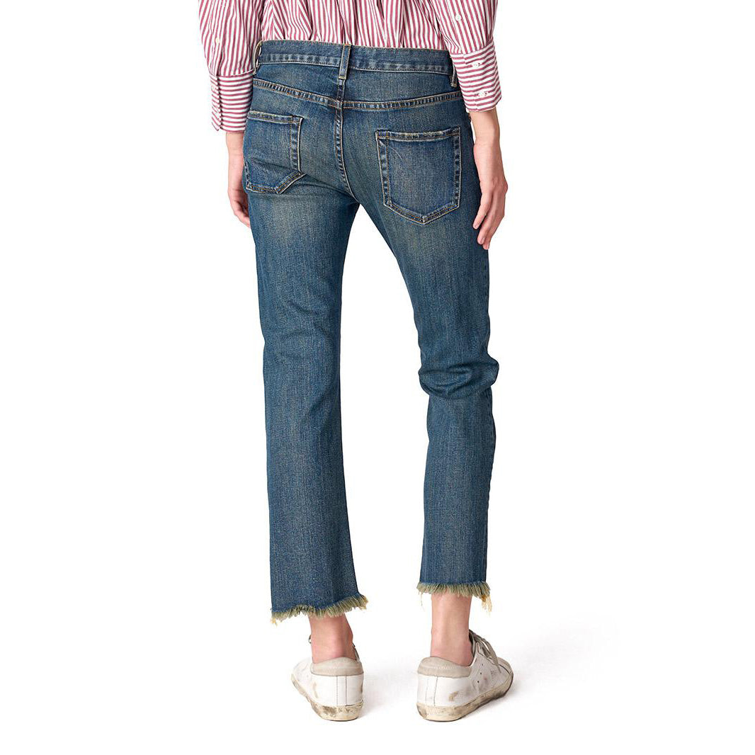 Nili Lotan Boyfriend Jean in "Walker Wash", size 25