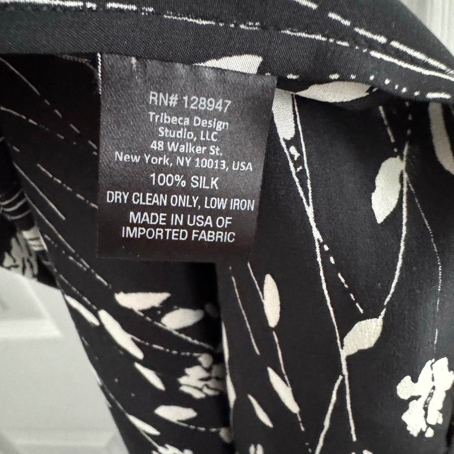 Nili Lotan "Rey" Printed Silk Kimono Dress, size Small