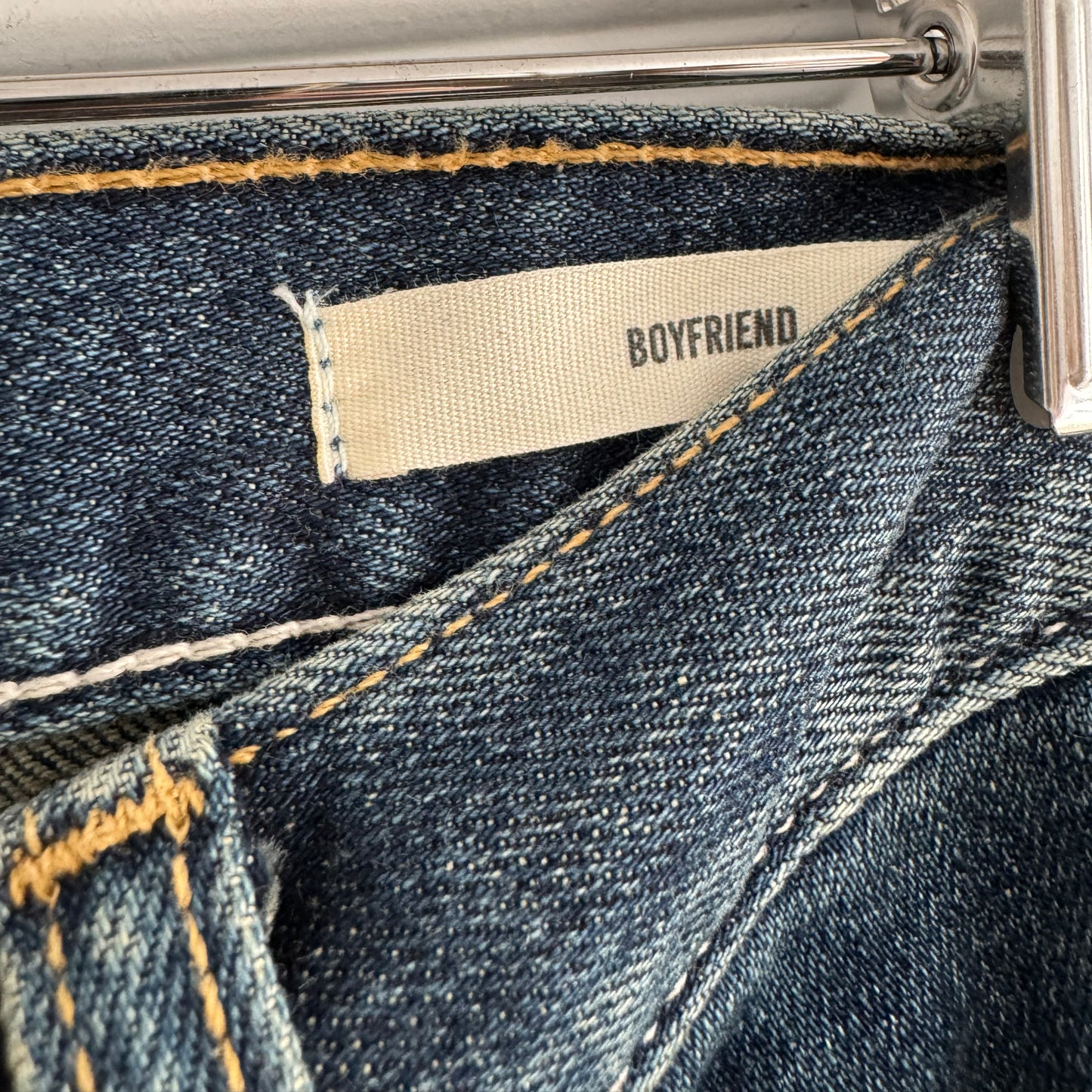 Nili Lotan Boyfriend Jean in "Walker Wash", size 25