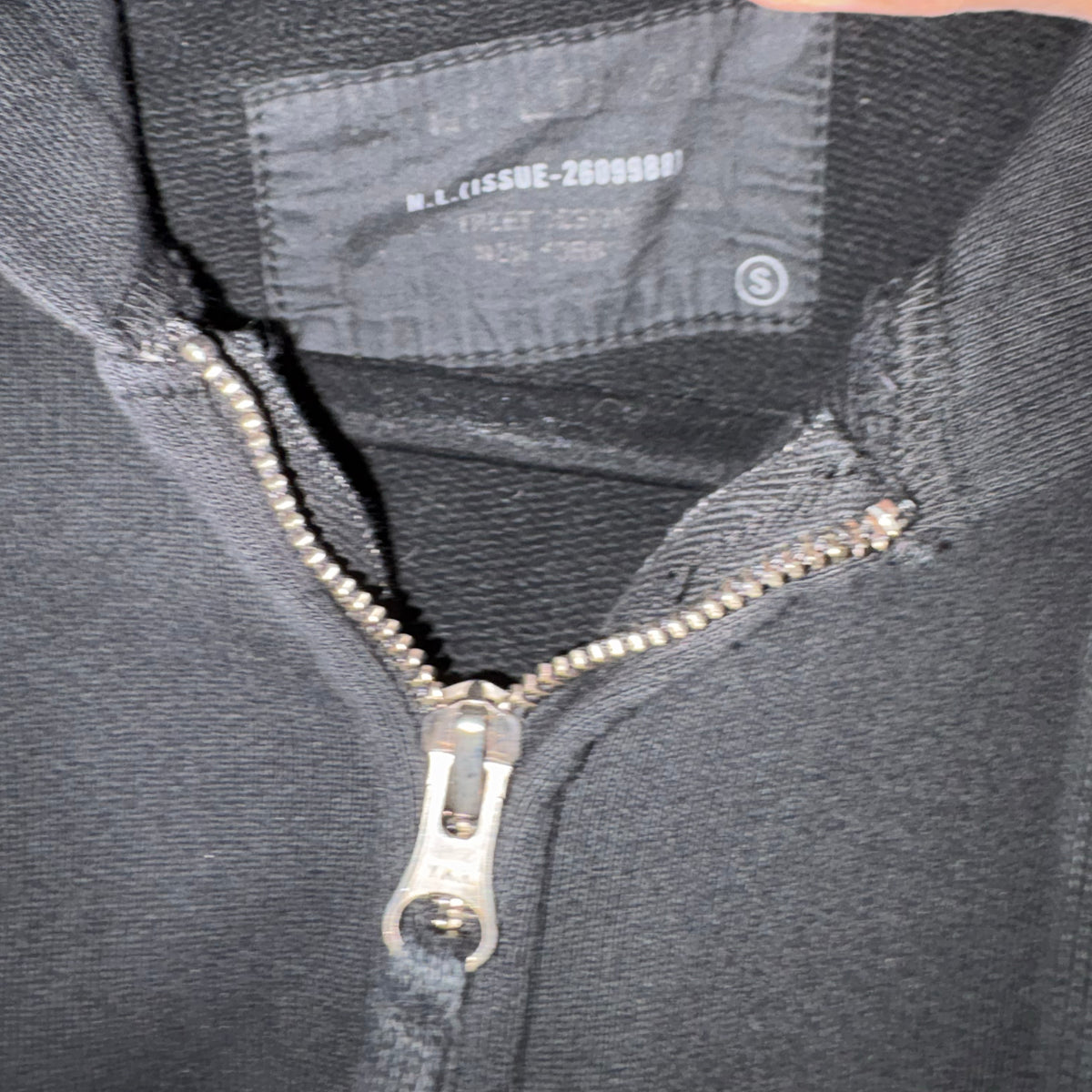 Nili lotan Callie Hoodie in Washed Black, size Small