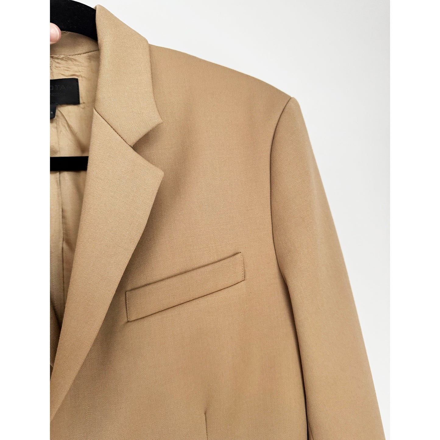 Nili Lotan "Francoise" Blazer in Camel, size 0