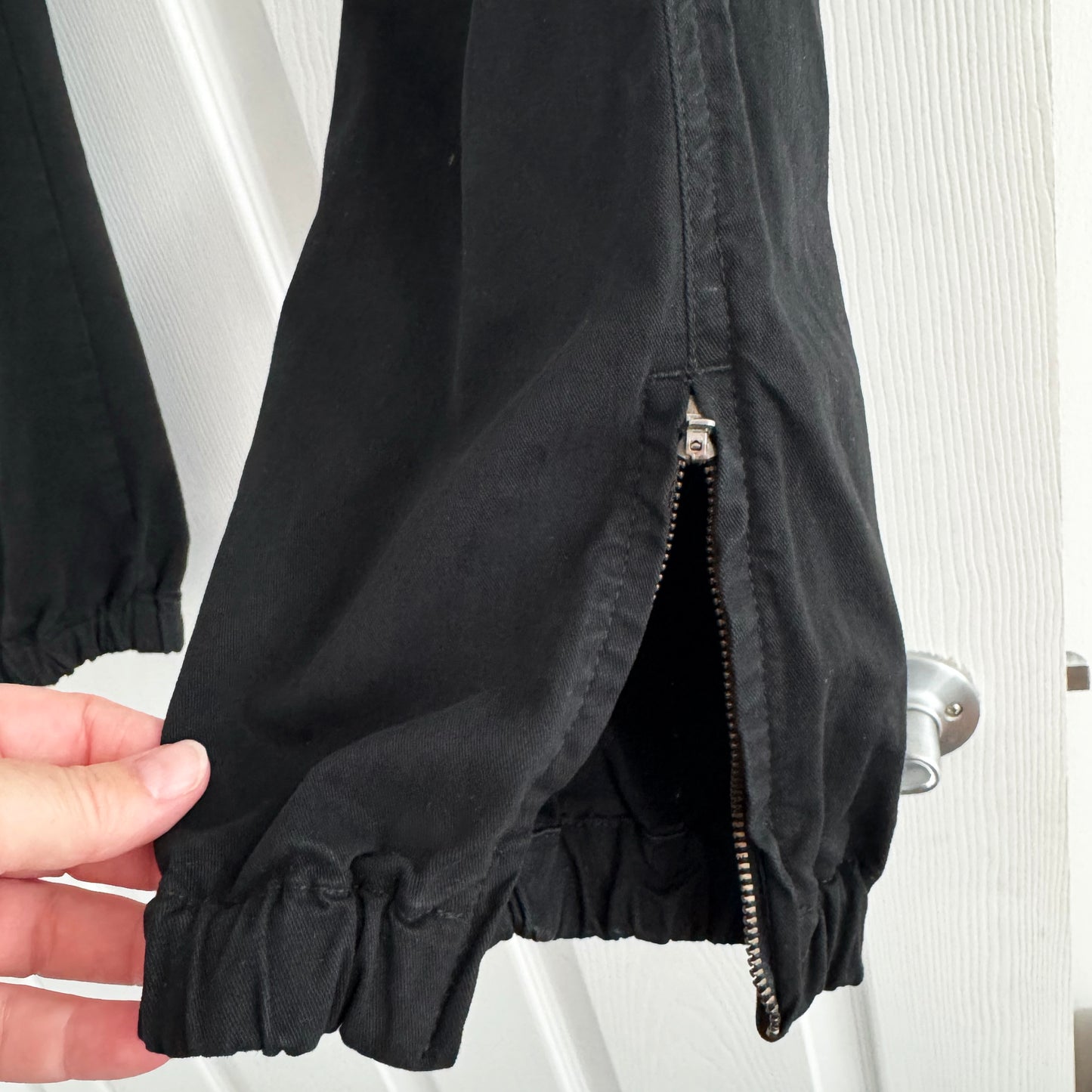 Nili Lotan French Military Pant in Black, size 12