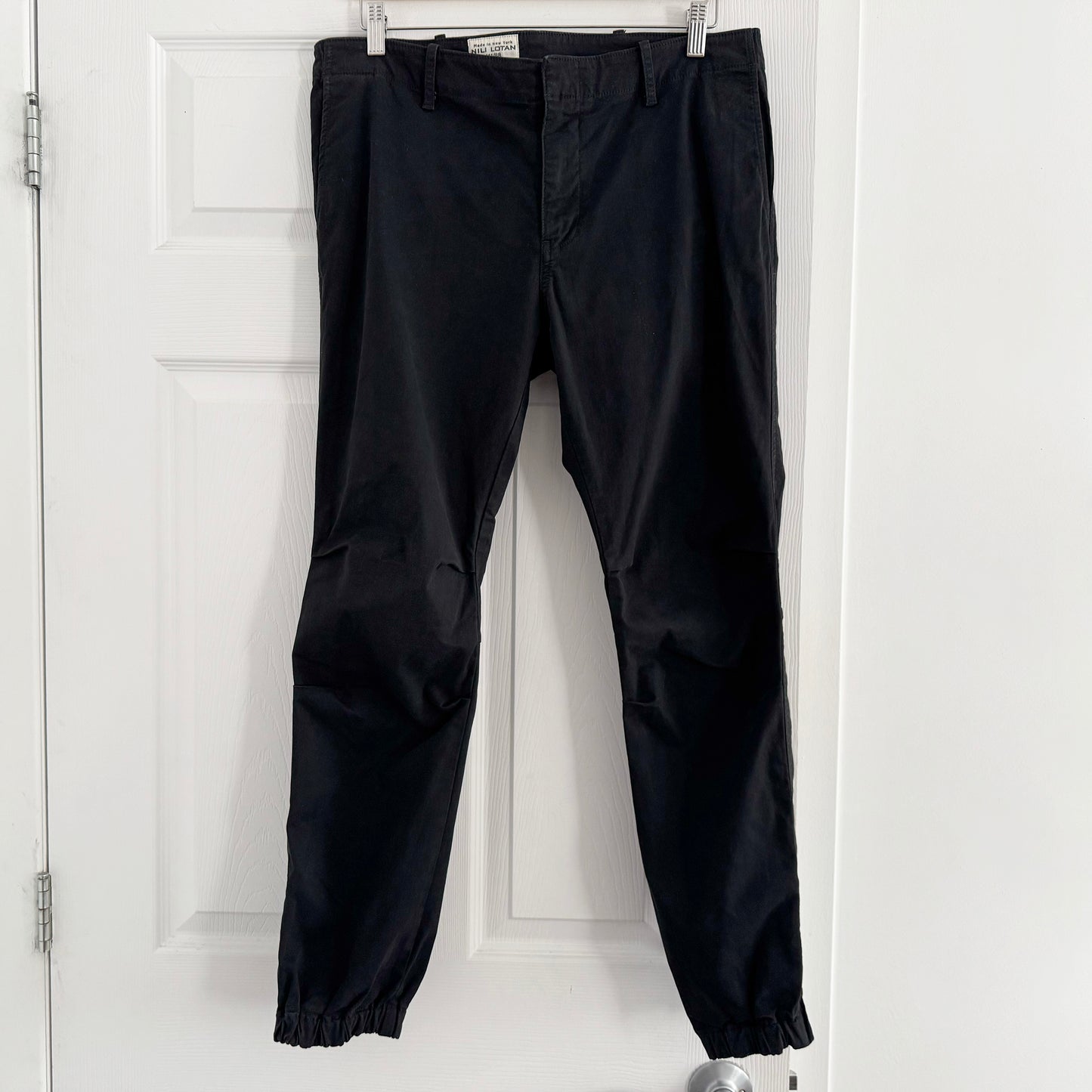 Nili Lotan French Military Pant in Black, size 12