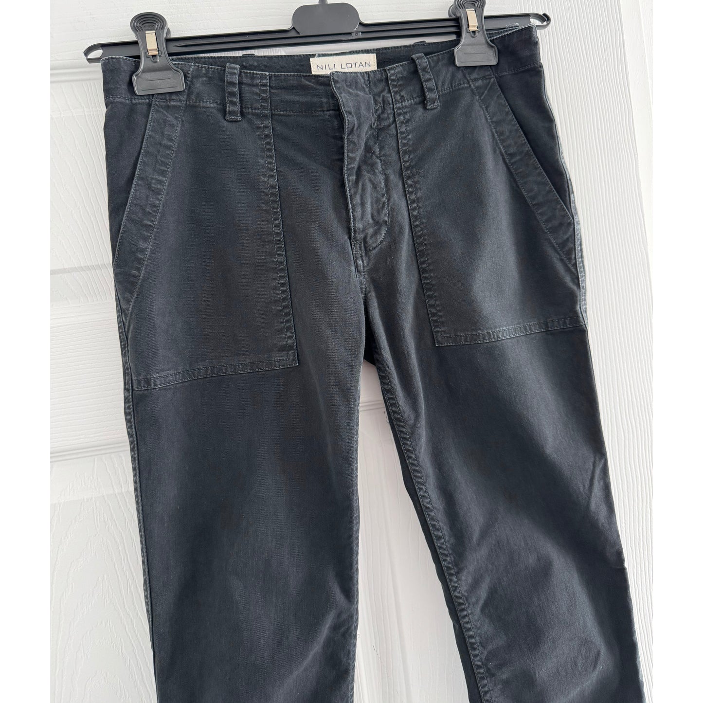 Nili Lotan "Jenna" Pant in Carbon, size 00