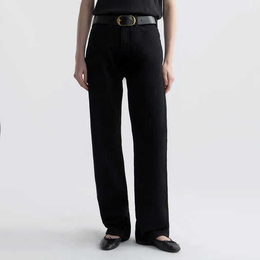 Nili Lotan "Mitchell" Jeans in Black, size 30 (fits slouchy)