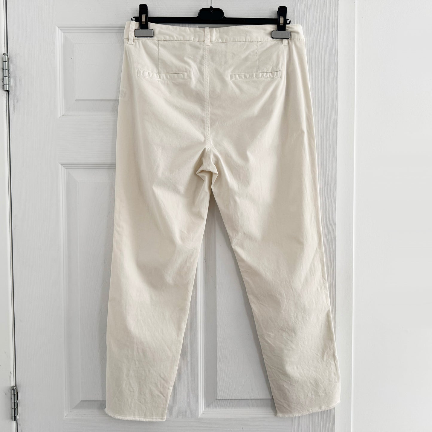 Nili Lotan "Montauk" Pant in Eggshell, size 6