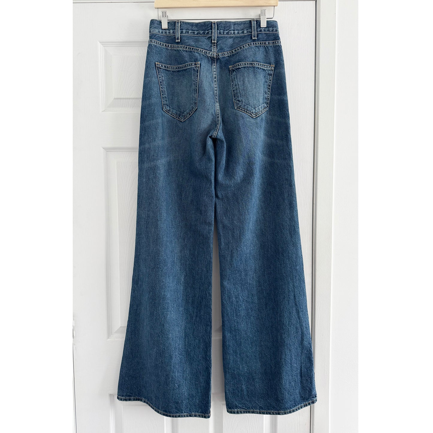 Nili Lotan "Salome" Wide Leg Jeans, size 27