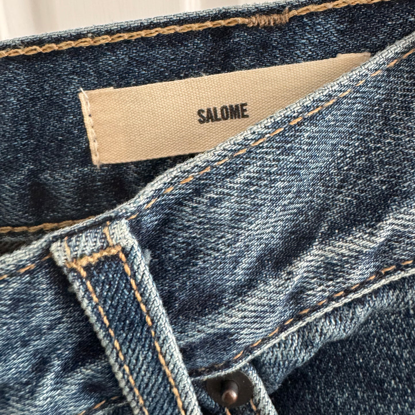 Nili Lotan "Salome" Wide Leg Jeans, size 27