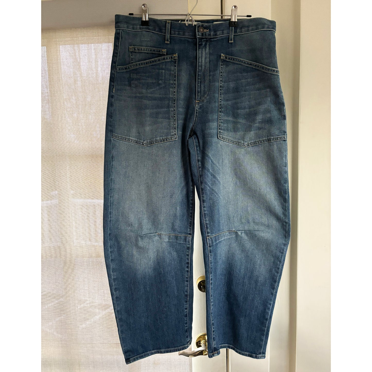 Nili Lotan "Shon" Jeans in Classic Wash, Size 31 (fits like 32)