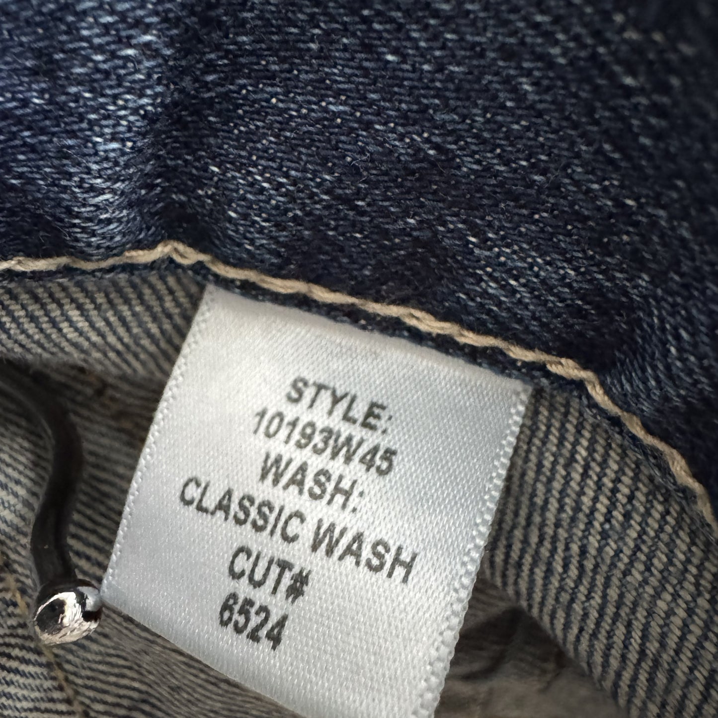 Nili Lotan "Shon" Jeans in Classic Wash, Size 29 (fits like 30)