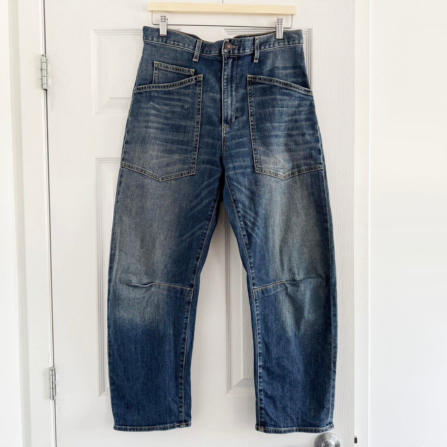 Nili Lotan "Shon" Jeans in Classic Wash, Size 29 (fits like 30)