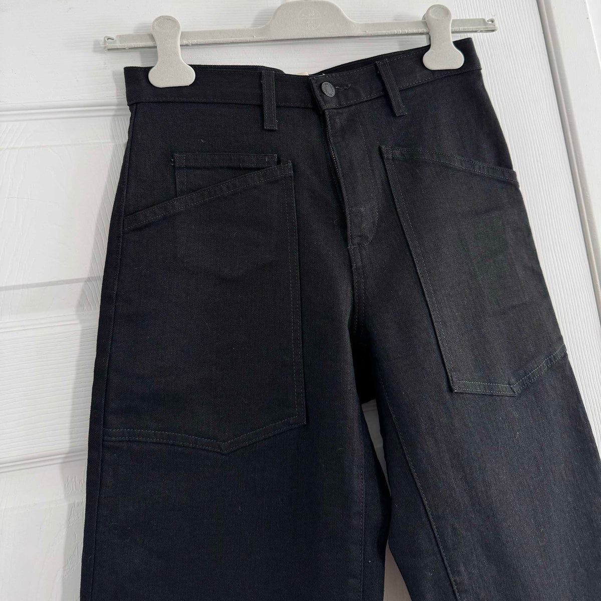 Nili Lotan "Shon" Jeans in "Black", size 24 (fits like 25)
