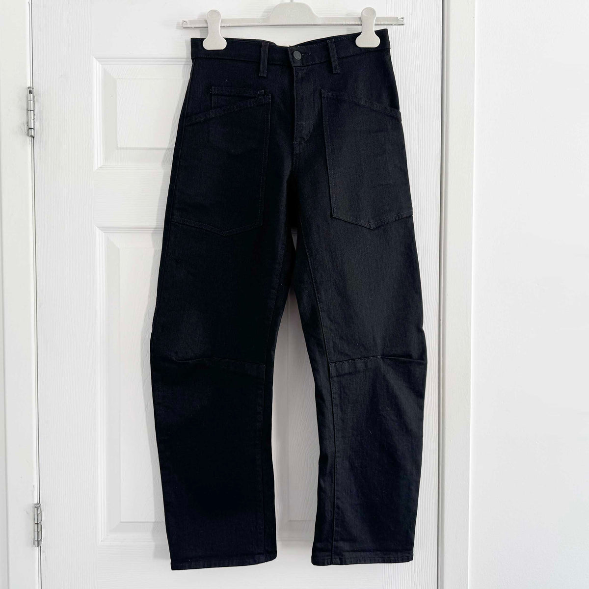 Nili Lotan "Shon" Jeans in "Black", size 24 (fits like 25)