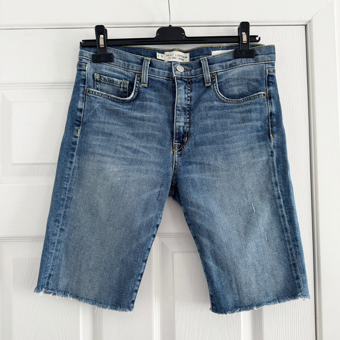 Nili Lotan "Sydney" Denim Shorts, size 28