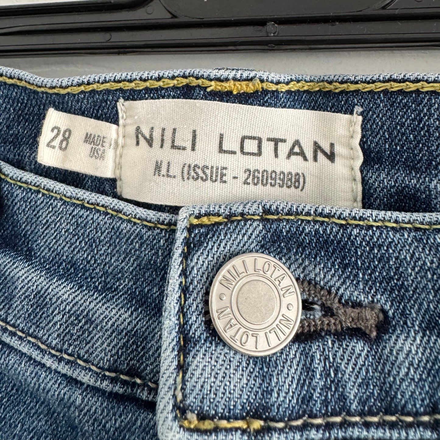 Nili Lotan "Sydney" Denim Shorts, size 28