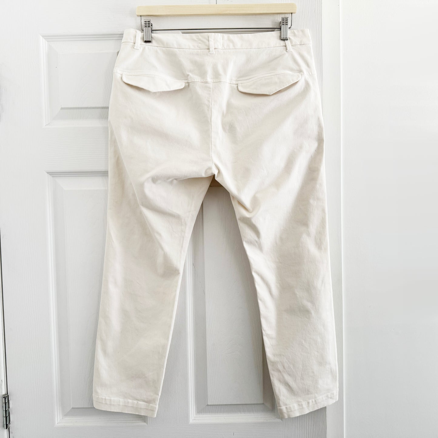 Nili Lotan "Tel Aviv" pants in "Eggshell", size 10