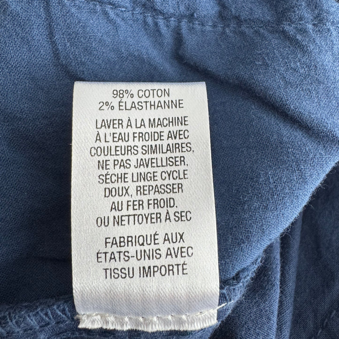 Nili Lotan "Tomboy" Pant in Marine Blue, size 2
