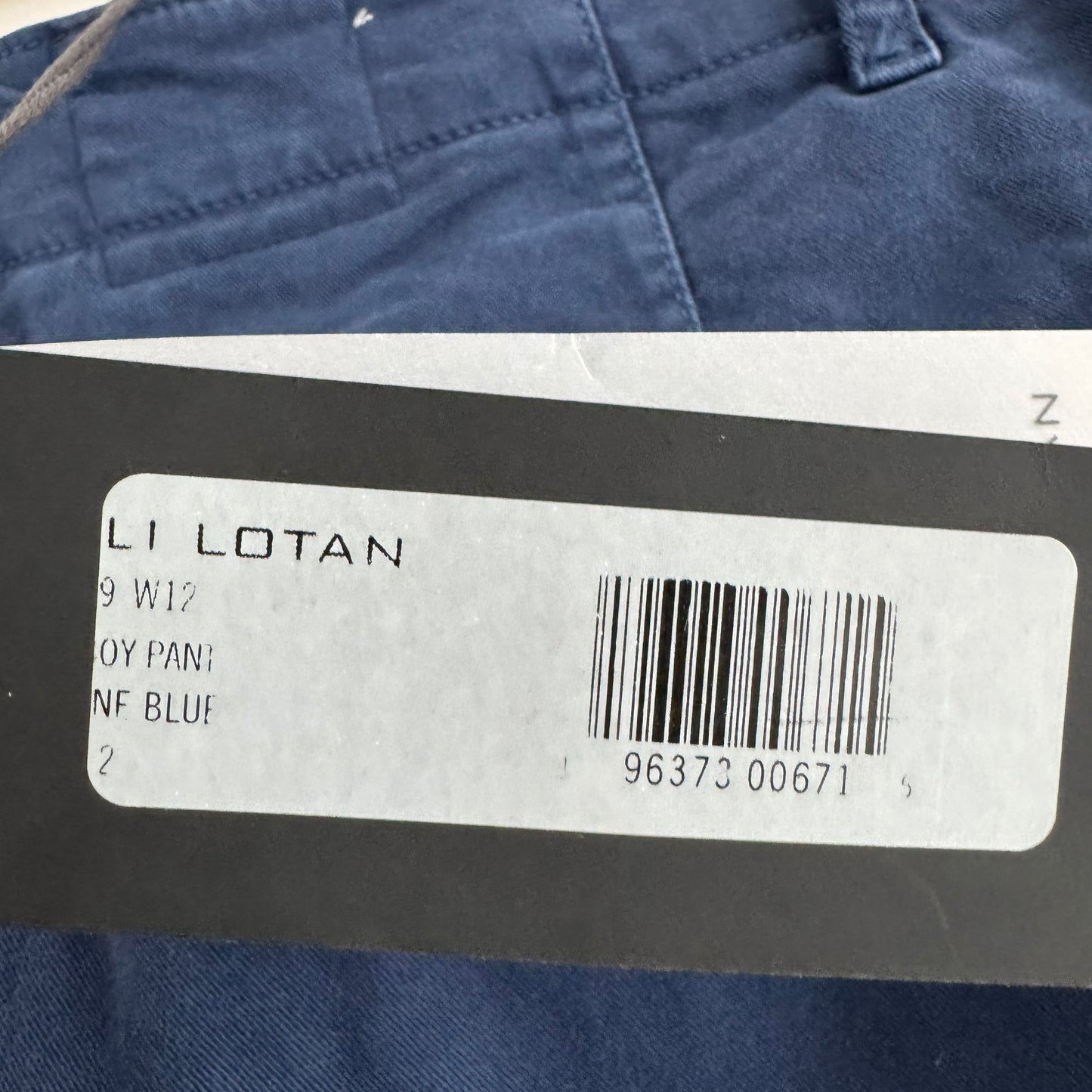 Nili Lotan "Tomboy" Pant in Marine Blue, size 2