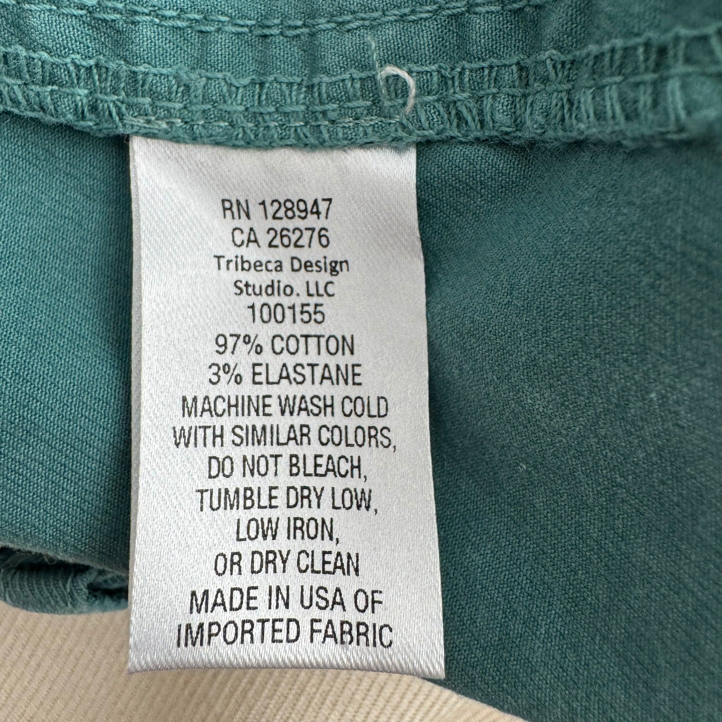 Nili Lotan Utility Short in "Jade", size 10