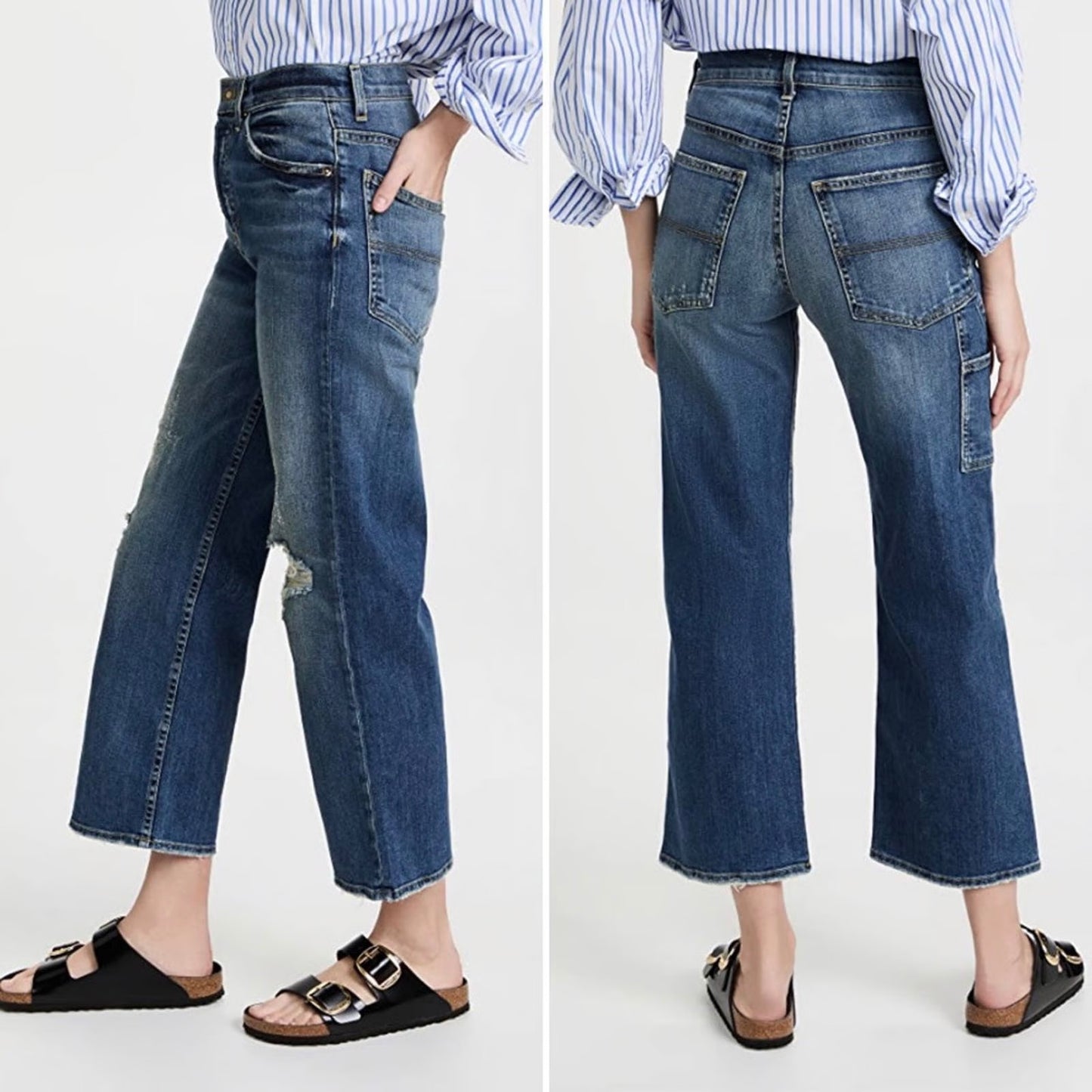 Nili Lotan "Violette" Jeans in Blue, size 27