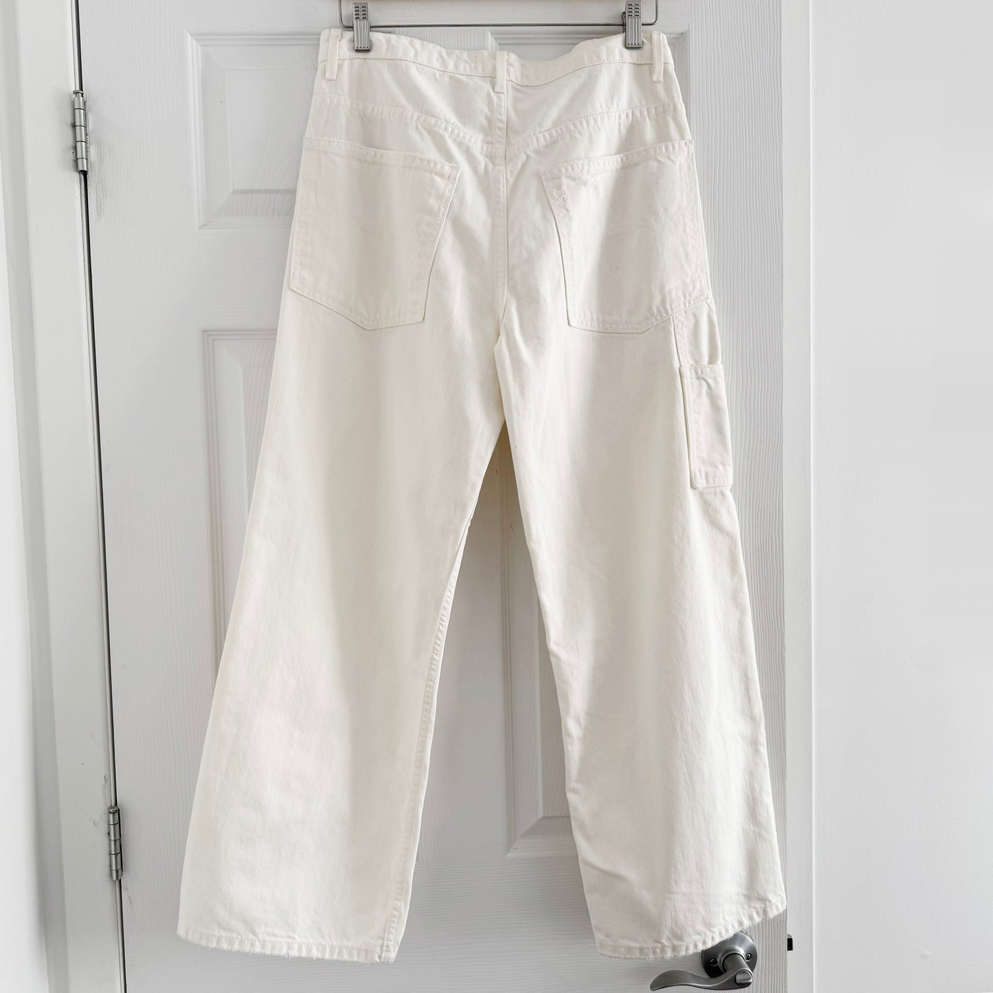 Nili Lotan "Violette" Jean in Cream, size 29