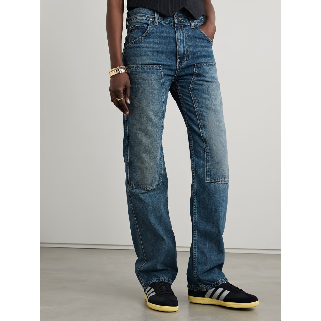 Nili Lotan "Welder" Jeans in Simon Blue, size 24 (fits 25)