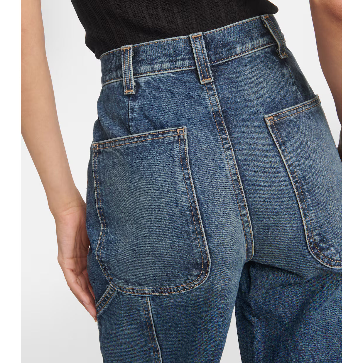 Nili Lotan "Aaron" Jeans in Blue, size 28
