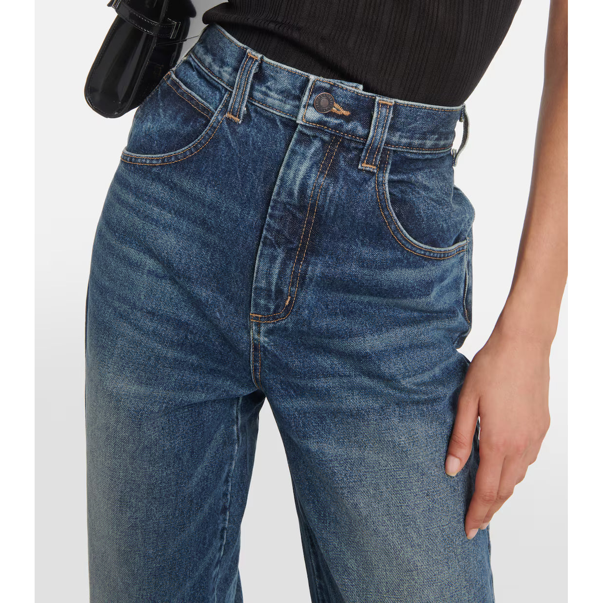 Nili Lotan "Aaron" Jeans in Blue, size 28