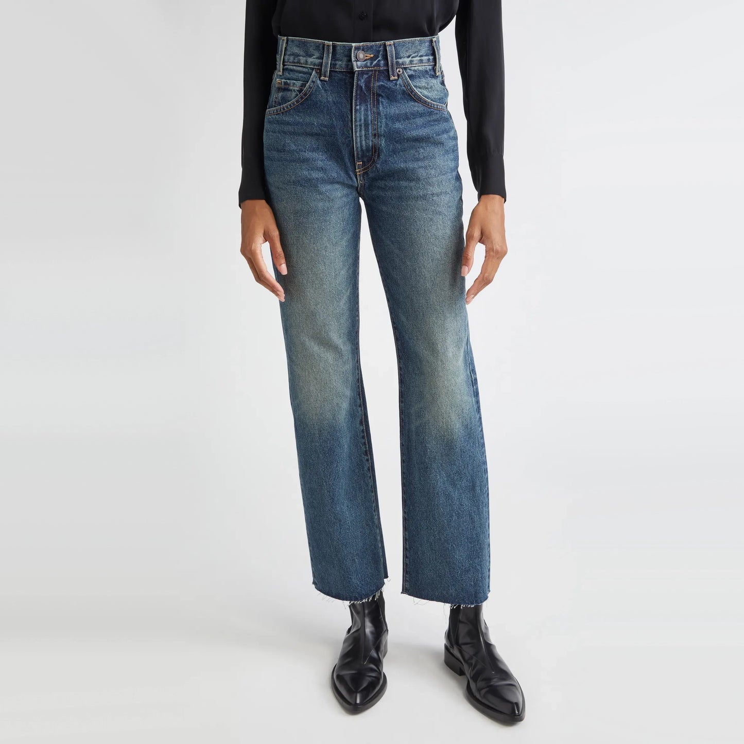 Nili Lotan "Calla" Jeans in "Simon Wash", size 24