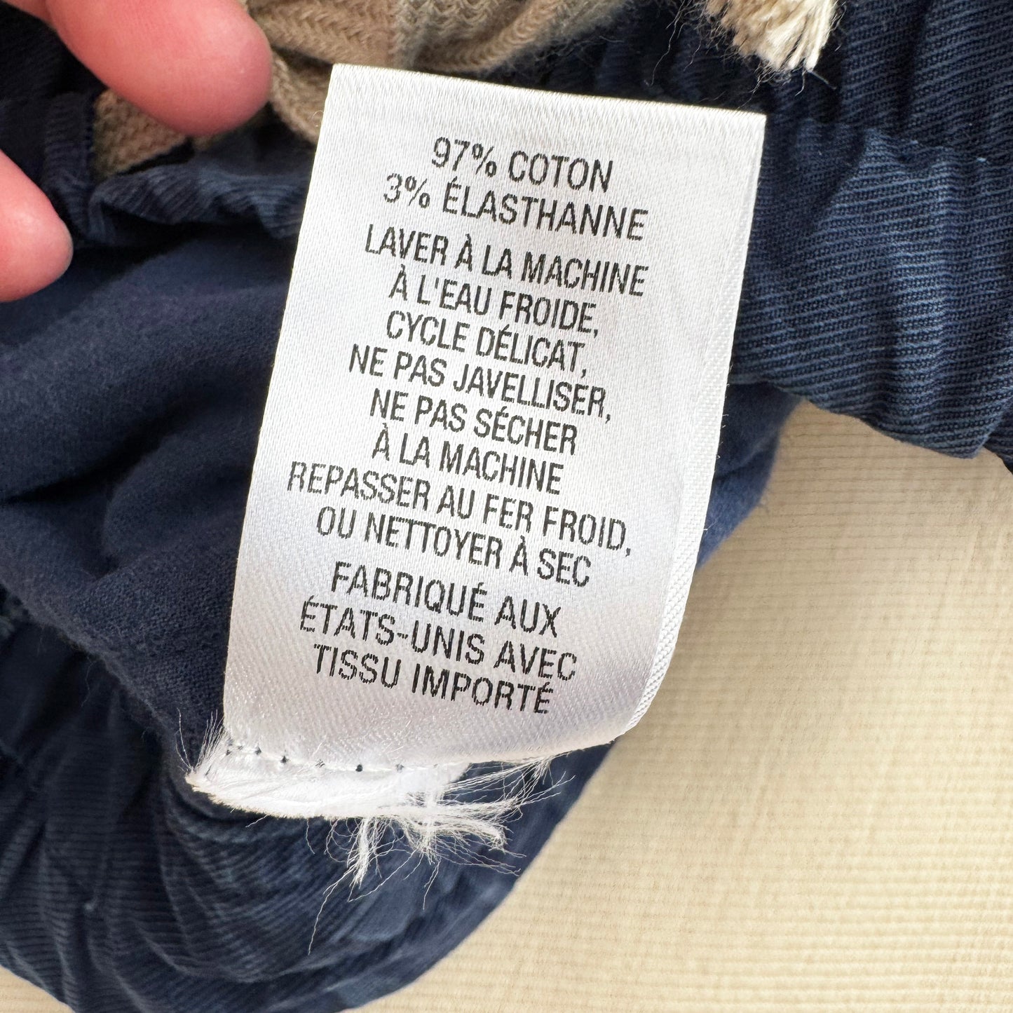 Nili Lotan "Casablanca" Pant in Marine, size Small