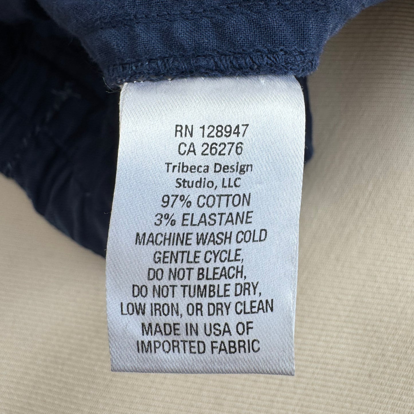 Nili Lotan "Casablanca" Pant in Marine, size Small