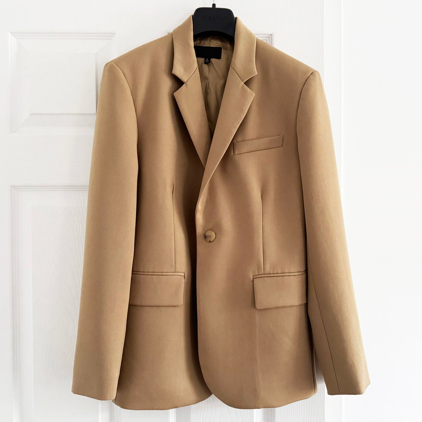 Nili Lotan "Francoise" Blazer in Camel, size 0