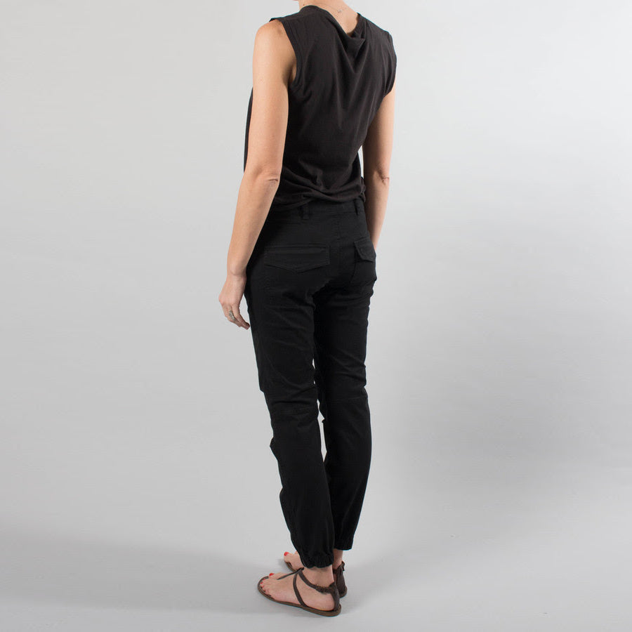 Nili Lotan French Military Pant in Black, size 12