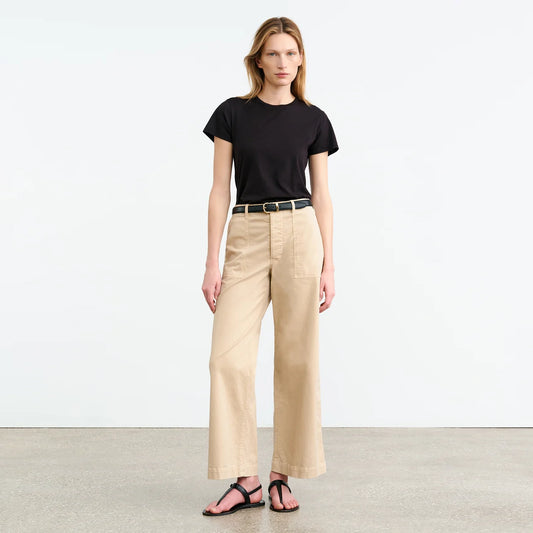 Nili Lotan "Leon Boy" Pant in Tan, size 10