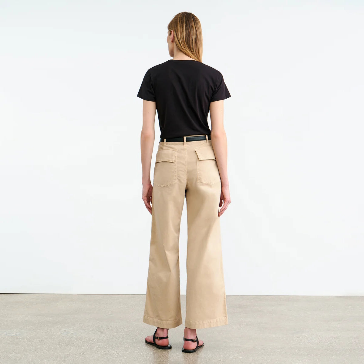 Nili Lotan "Leon Boy" Pant in Tan, size 10