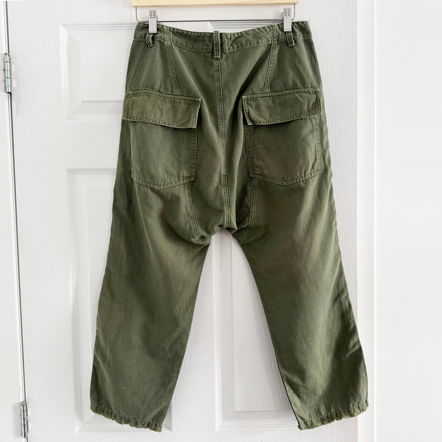Nili Lotan "Luna" pant in green, size 4