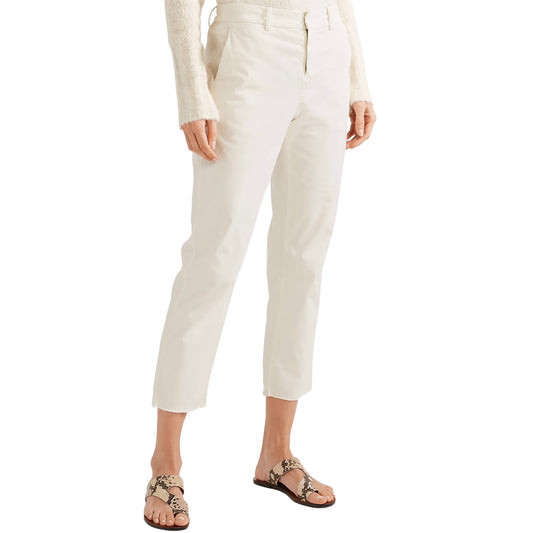 Nili Lotan "Montauk" Pant in Eggshell, size 6