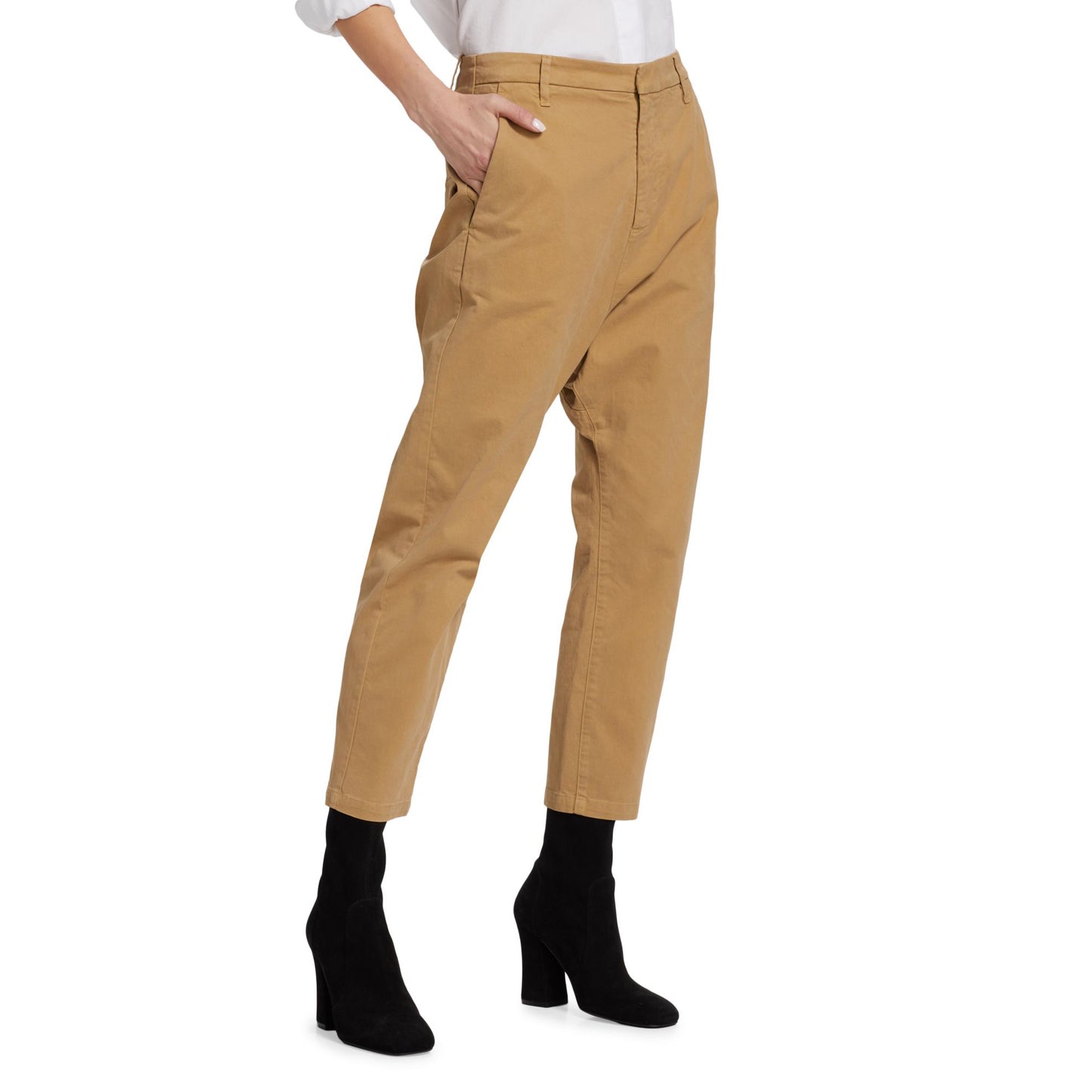 Pantalon Nili Lotan Paris en lilas, taille 0 (convient à la taille 2)