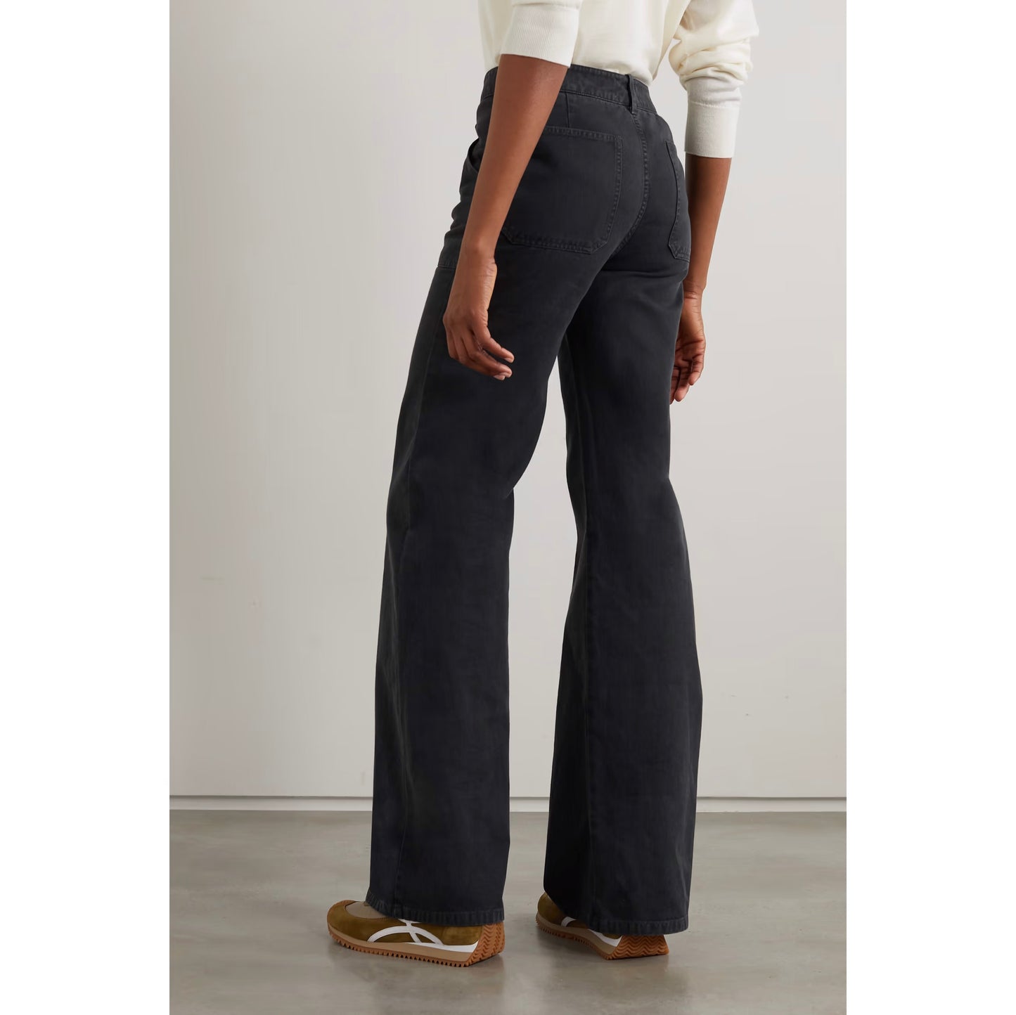 Nili Lotan "Quentin" Pant in "Carbon", size 6 ** HEMMED **