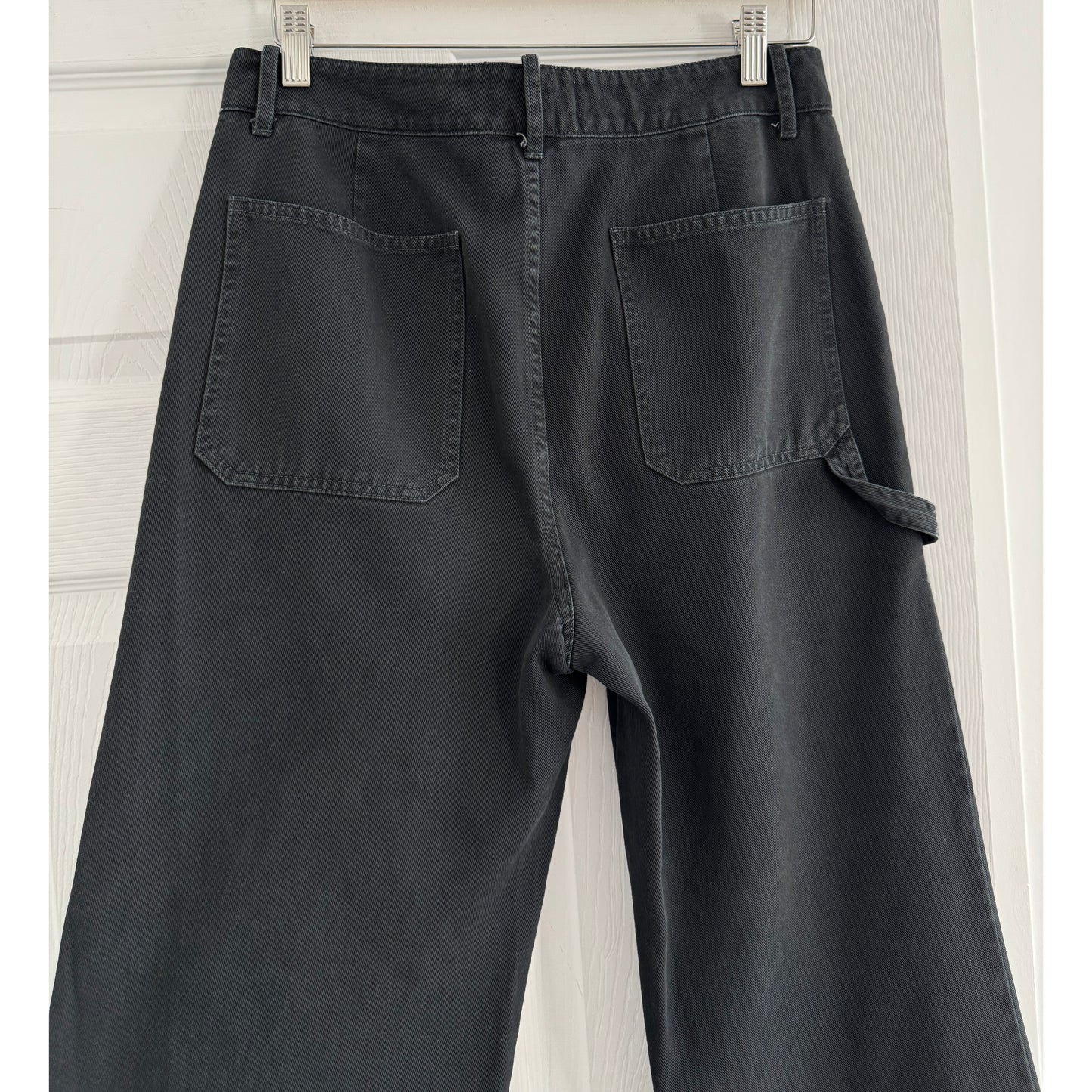 Nili Lotan "Quentin" Pant in "Carbon", size 6 ** HEMMED **