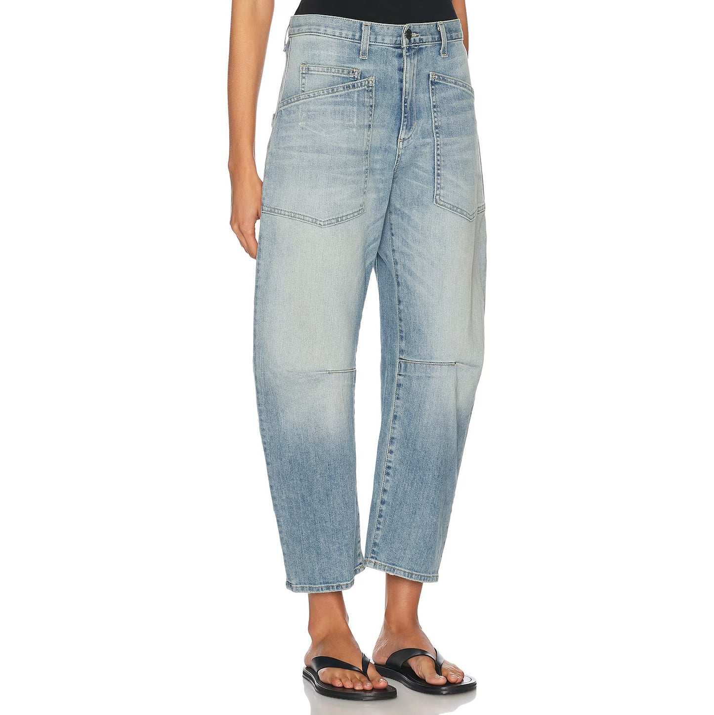 Nili Lotan "Shon" Jeans in "Summer Wash", size 25