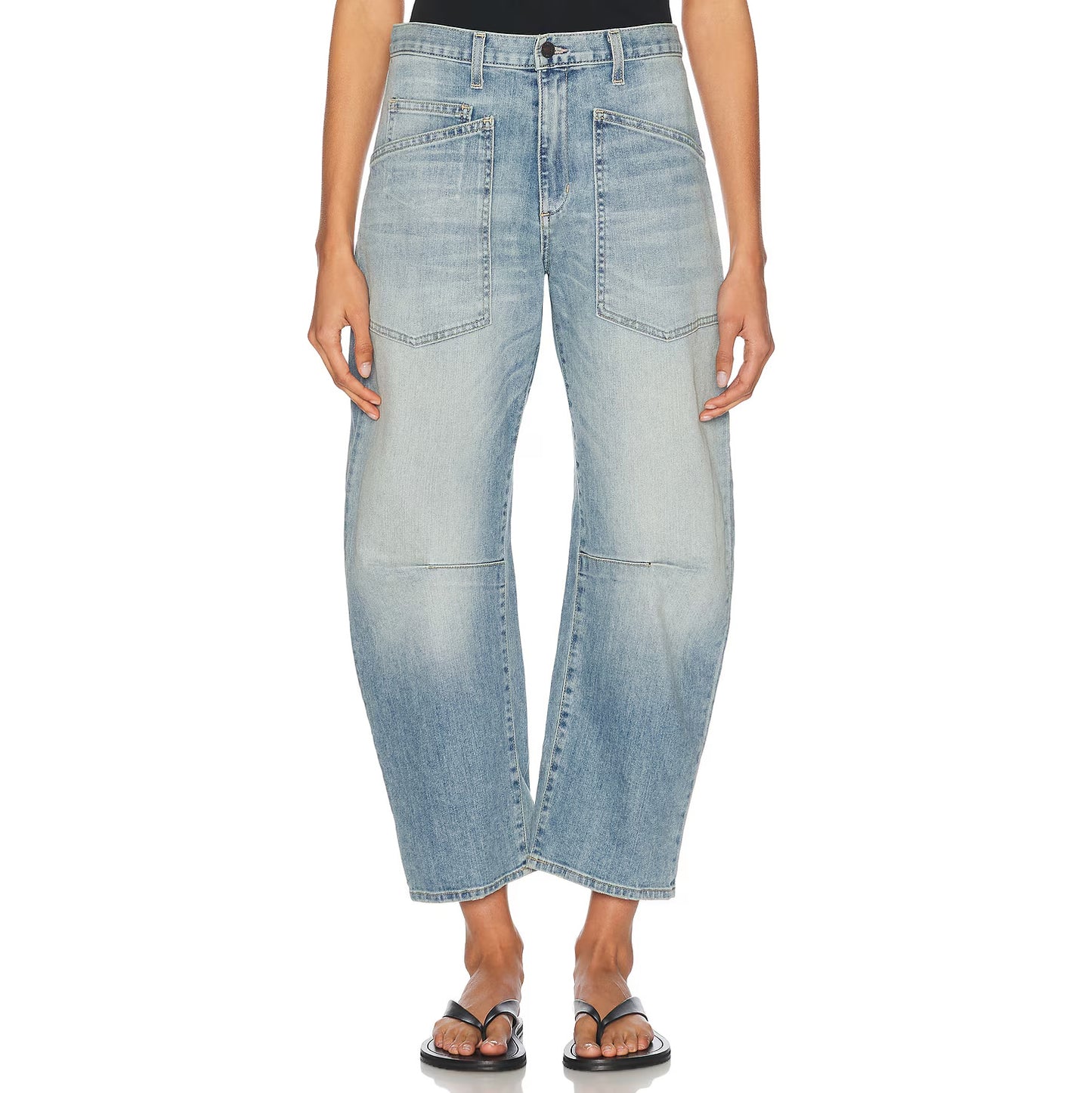 Nili Lotan "Shon" Jeans in "Summer Wash", size 25