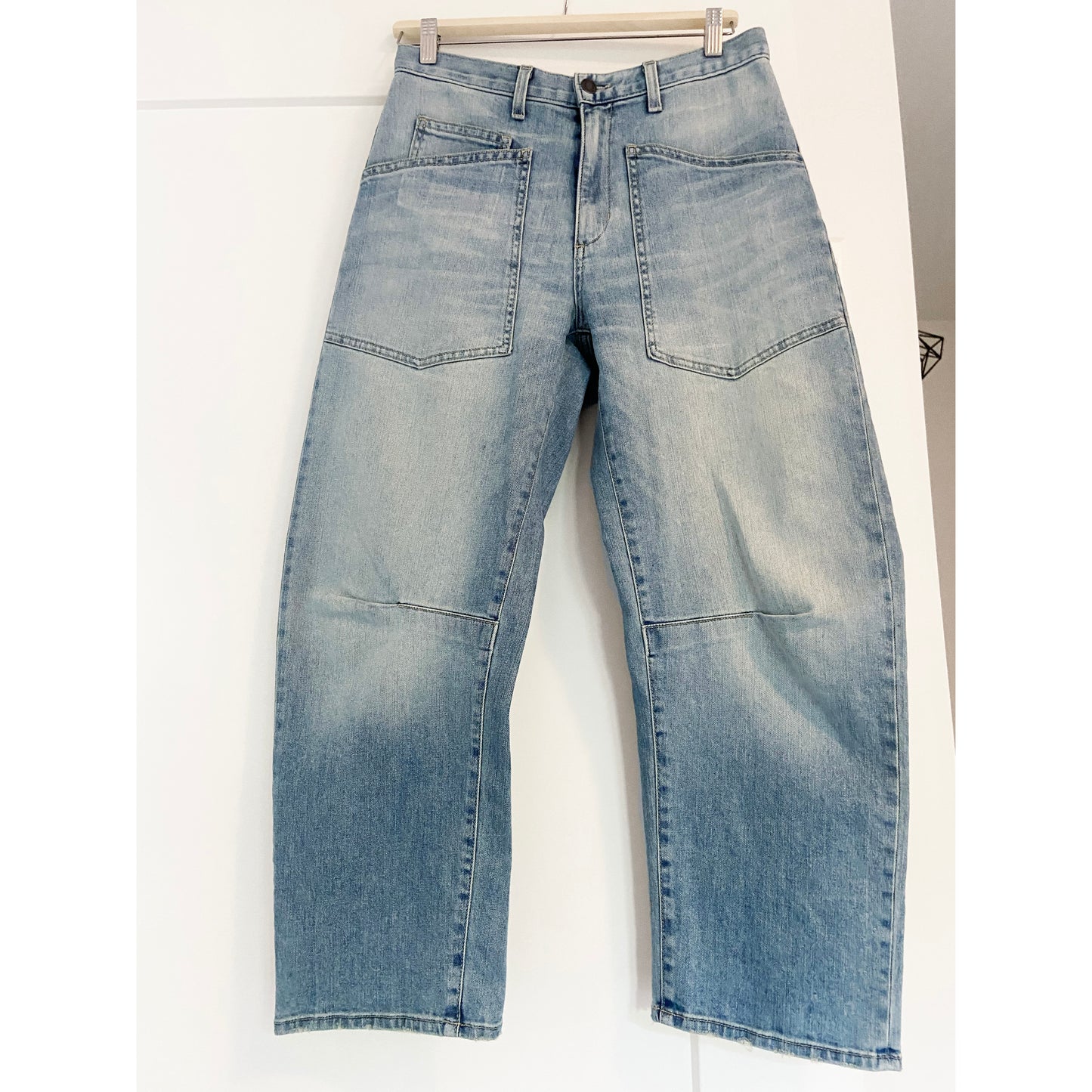 Nili Lotan "Shon" Jeans in "Summer Wash", size 25