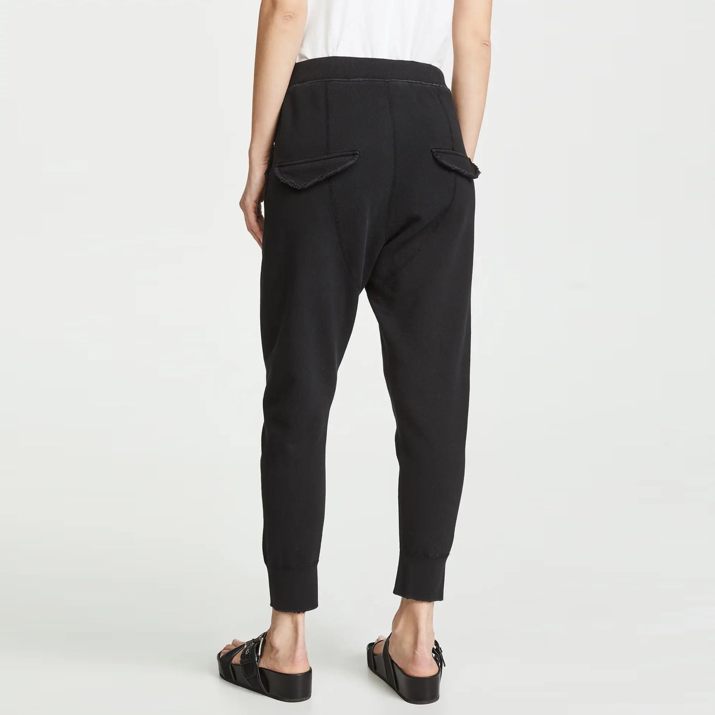 Nili Lotan Nolan Sweatpant in Washed black, Size Small