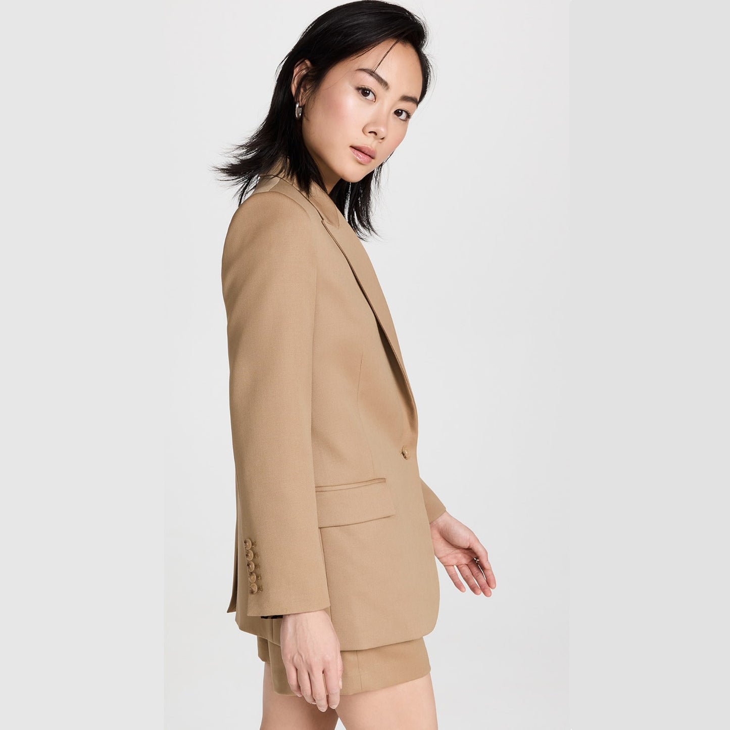 Nili Lotan "Diane" Blazer in Camel, size 0